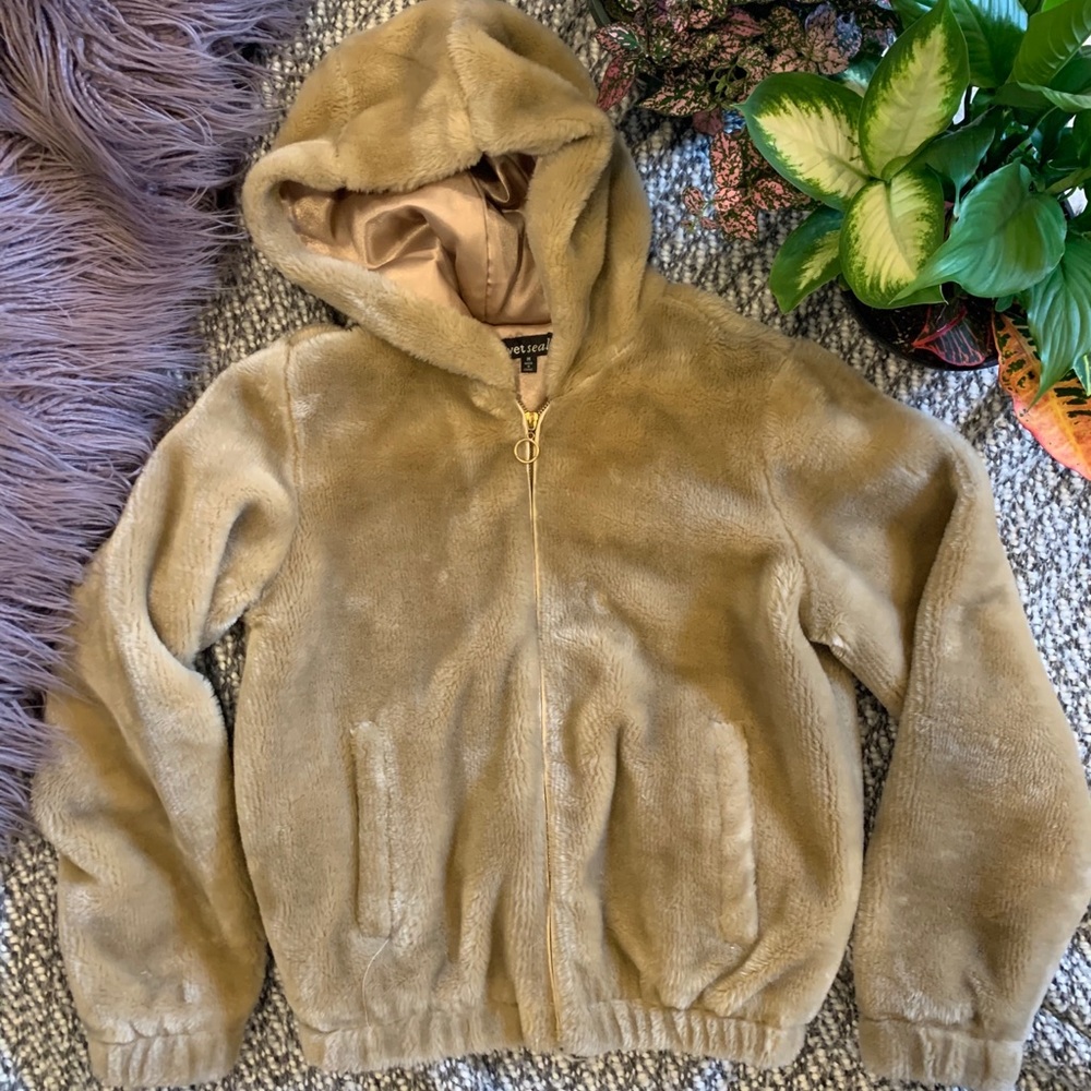 Faux fur coat